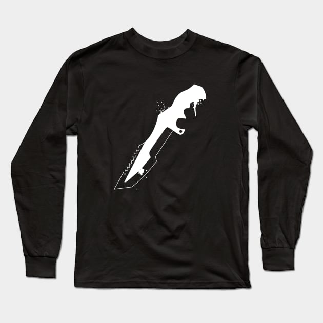 Huntsman Knife CSGO Gaming Long Sleeve T-Shirt by turbopower